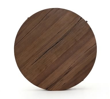 Fargo Round Coffee Table, Natural Brown/Patina Copper - Image 2