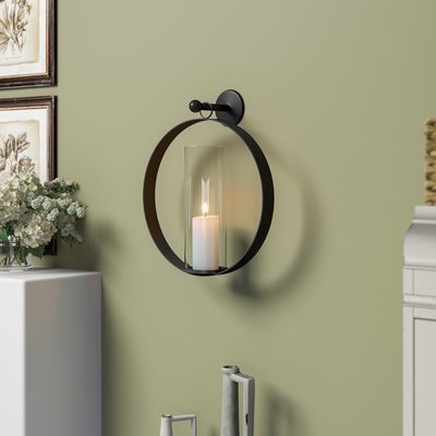 Hanging Tall Iron Wall Sconce - Image 0