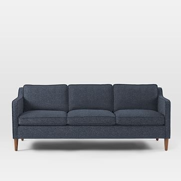 Hamilton Upholstered 81" Sofa, Chenille Tweed, Nightshade - Image 0