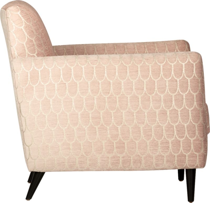 Parlour Crisanta Blush Pink Chair - Image 3