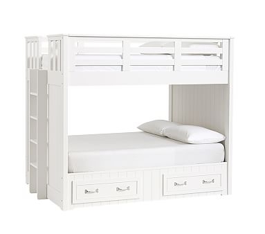 Belden Full-Over-Full Bunk Bed, Simply White - Image 0