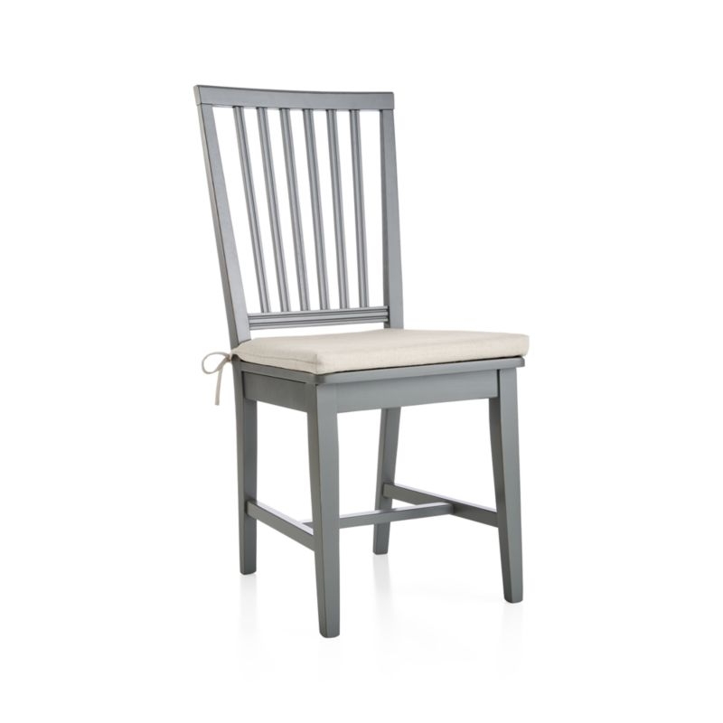 Village Grey Wood Dining Chair - Image 3