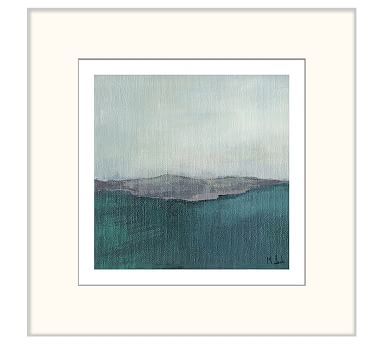 Sea Mist I Framed Print by Martha Spak, 20 x 20" - Image 0