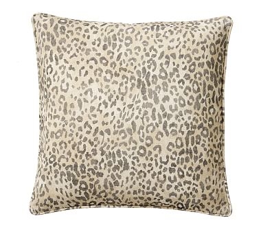 Cheetah Print Pillow, Neutral Multi, 20" - Image 0