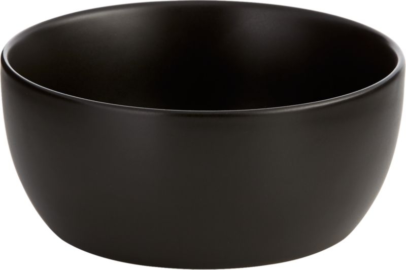 Crisp Matte 4-Piece Black Dinnerware Set - Image 8