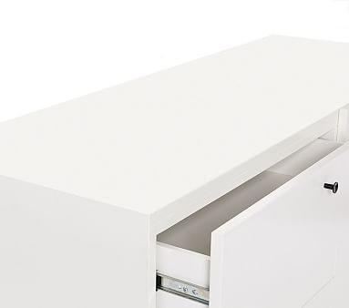 west elm x pbk Modern Extra Wide Dresser, White Lacquer, In-Home Delivery - Image 2