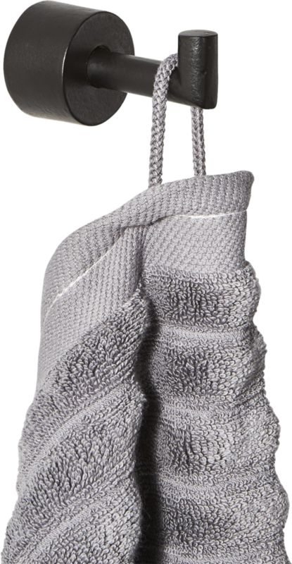 Rough Cast Black Towel Hook - Image 3
