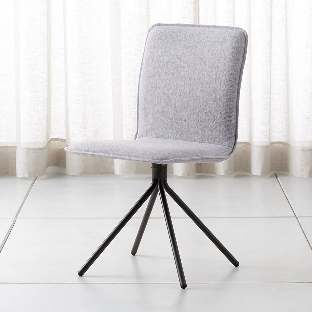 Whirl Grey Swivel Dining Chair - Image 0