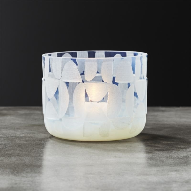 Lanai Glass Tea Light Candle Holder - Image 1