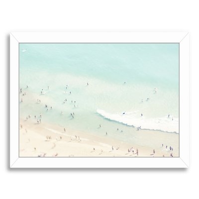 Beach Love III by Ingrid Beddoes - Picture Frame Print on Canvas - Image 0