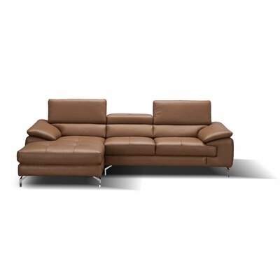 Courtdale Leather Sectional - Image 0