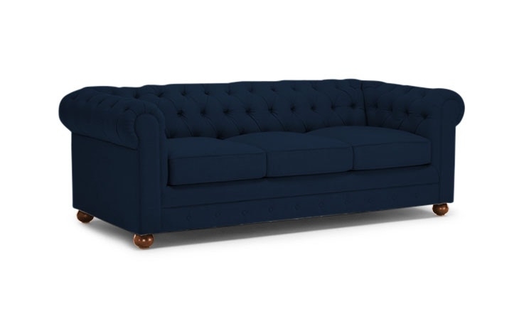 Blue Liam Mid Century Modern Sleeper Sofa - Royale Cobalt - Medium - Image 1