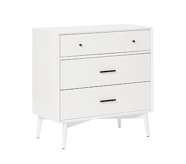 west elm x pbk Mid-Century Dresser, White, In-Home Delivery - Image 0