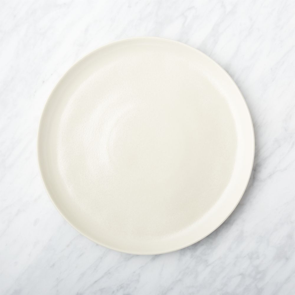 Visto Cream Stoneware Dinner Plate - Image 0