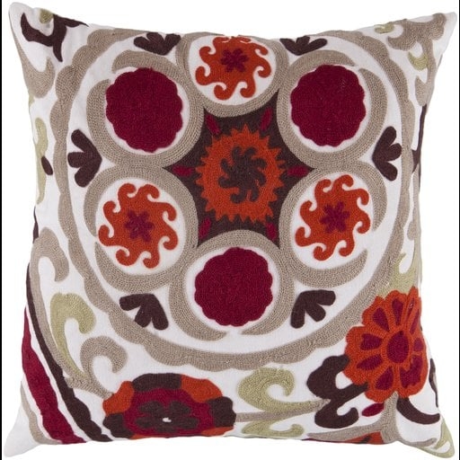 Botanical FF-028 18"L x 18"W Down Filled Pillow - Image 1