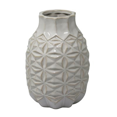 Goodrum Ceramic Geo Table Vase - Image 0