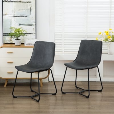 Abra Upholstered Dining Chair set of 2 - Image 0