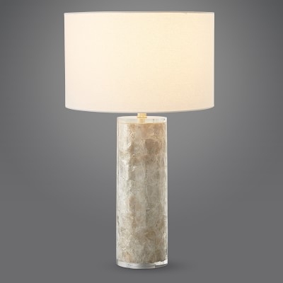Mica Silver Table Lamp - Image 1