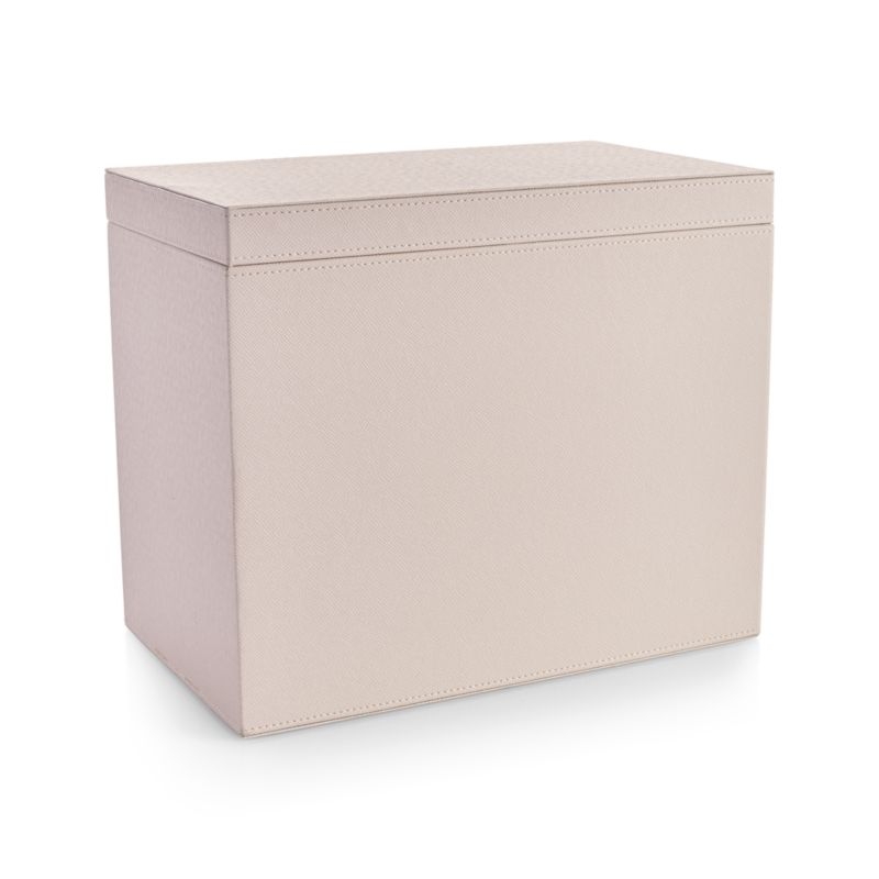 Agency Blush/Pale Pink Hanging File Box - Image 3