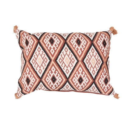 Jermaine Tribal Pattern Lumbar Pillow - Image 0