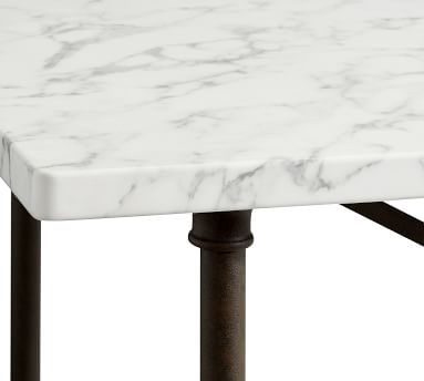 Avon Dining Table, Marble/Bronze - Image 3