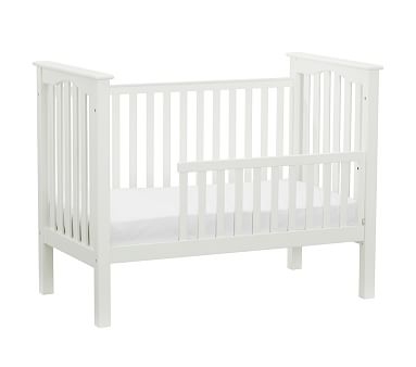 Kendall Toddler Bed Conversion Kit, Simply White, Flat Rate - Image 0
