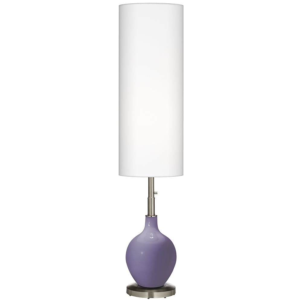 Color Plus Ovo 60" High Modern Purple Haze Floor Lamp - Image 0