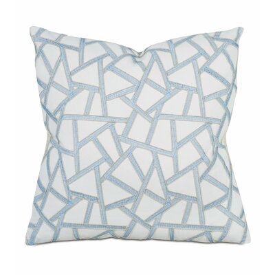 Zeke Geometric Embroidered Throw Pillow - Image 0