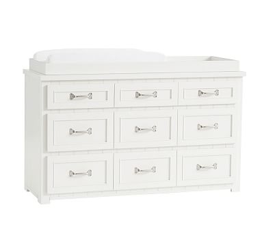 Belden Extra Wide Nursery Dresser, Simply White, Flat Rate - Image 4