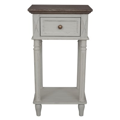 Iker Ashbury 2-Tier End Table with Storage - Image 0