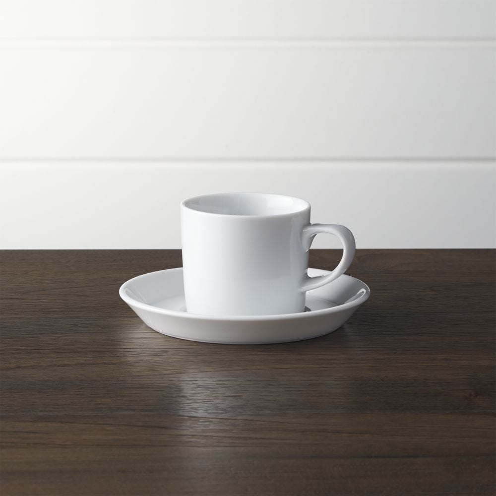 Verge 4-oz. Espresso Cup and Saucer - Image 0