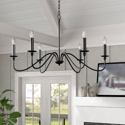 Hamza 6-Light Candle Style Chandelier - Image 0