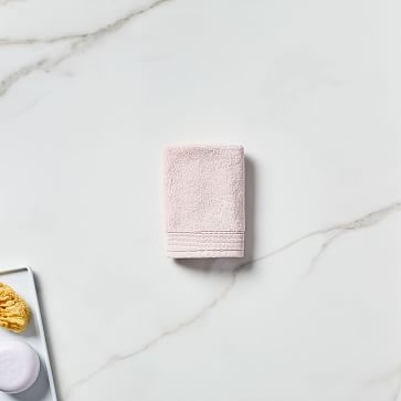 Organic Luxury Fibrosoft Towel, Washcloth, Pink Blush - Image 0