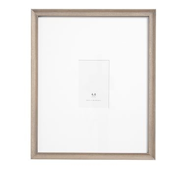 Catalina Gray Wood Gallery Frame, 4 x 6" - Image 0