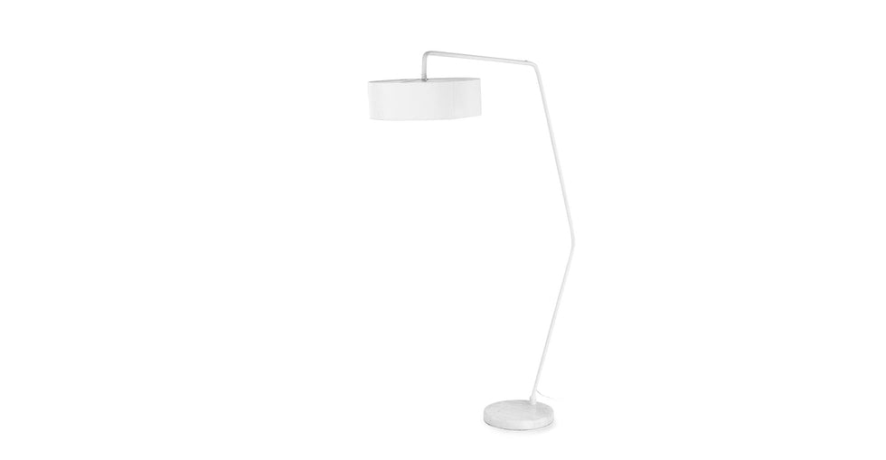 Heron Floor Lamp, White - Image 0