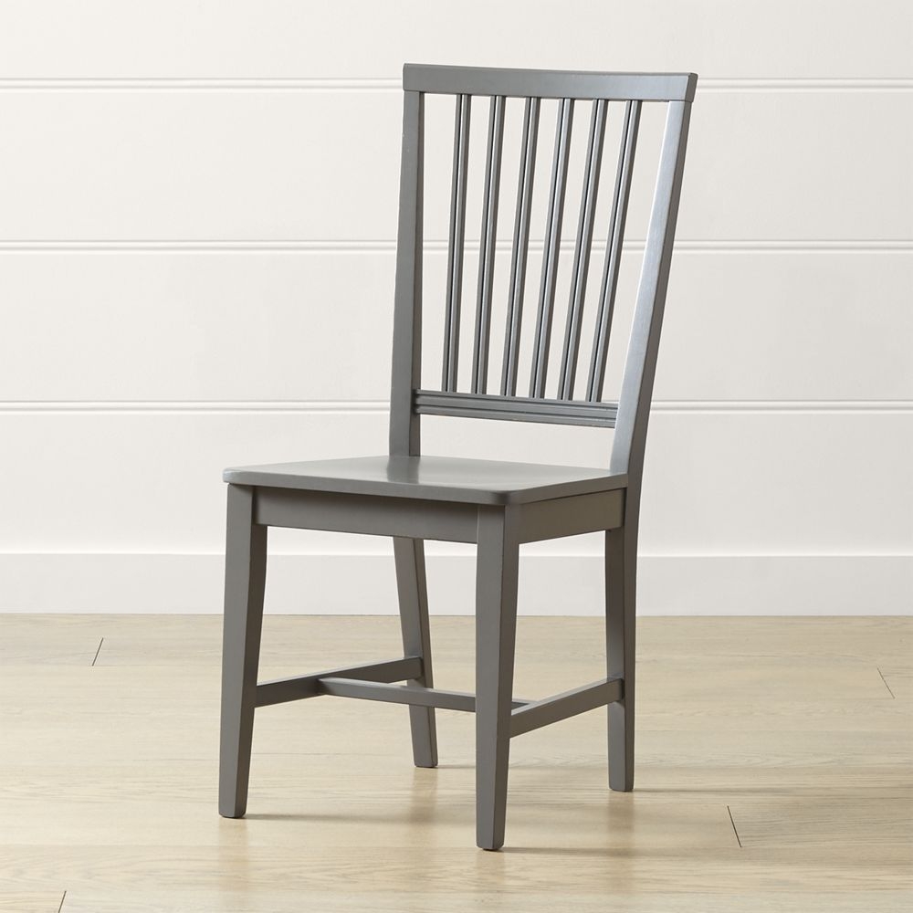Village Grey Wood Dining Chair - Image 0