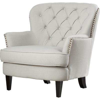Parmelee Wingback Chair- Natural - Image 0