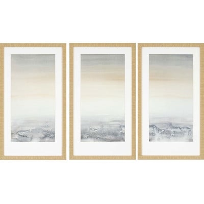 'Sable Island' 3 Piece Framed Painting Print Set - Image 0