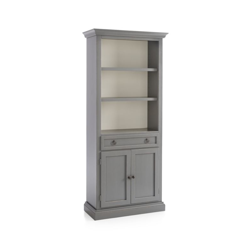 Cameo Grey Storage Bookcase - Image 1