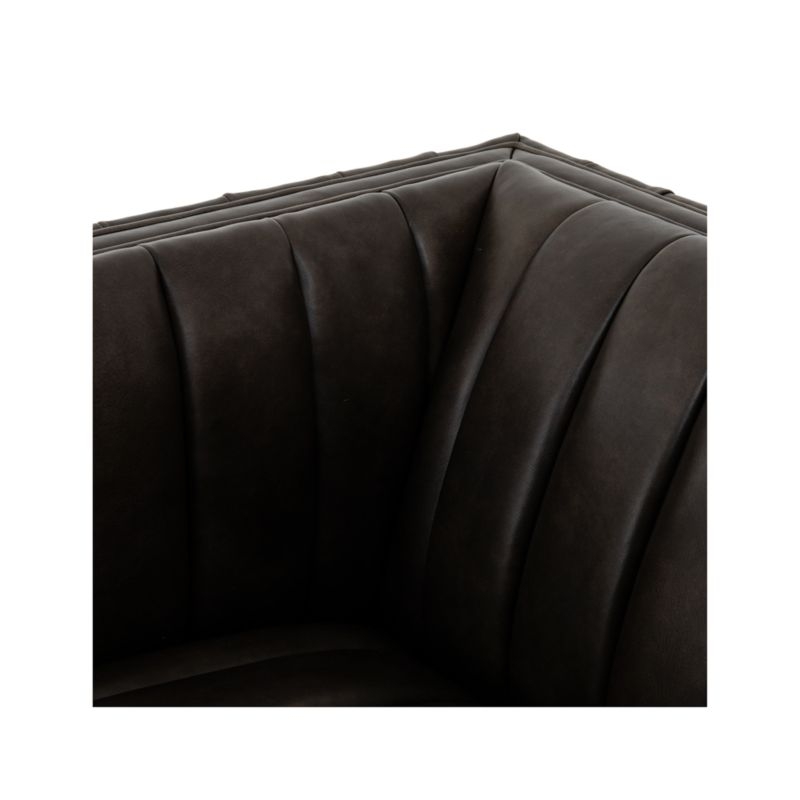 Cosima Leather Channel Tufted Chair - Image 8
