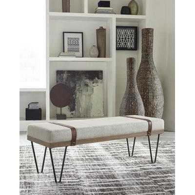 Pine Lawn Upholstered Bench - Image 1