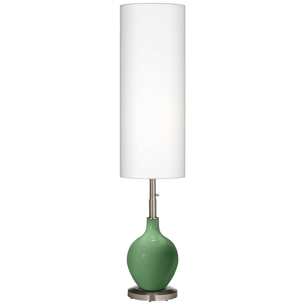 Color Plus Ovo 60" High Garden Grove Green Floor Lamp - Image 0