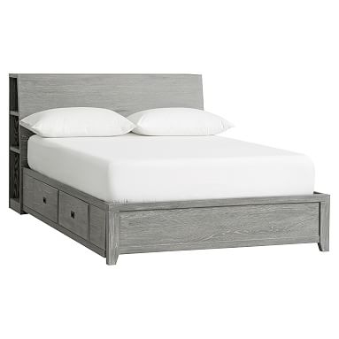 Findley Storage Bed, Full, Smoked Charcoal - Image 0