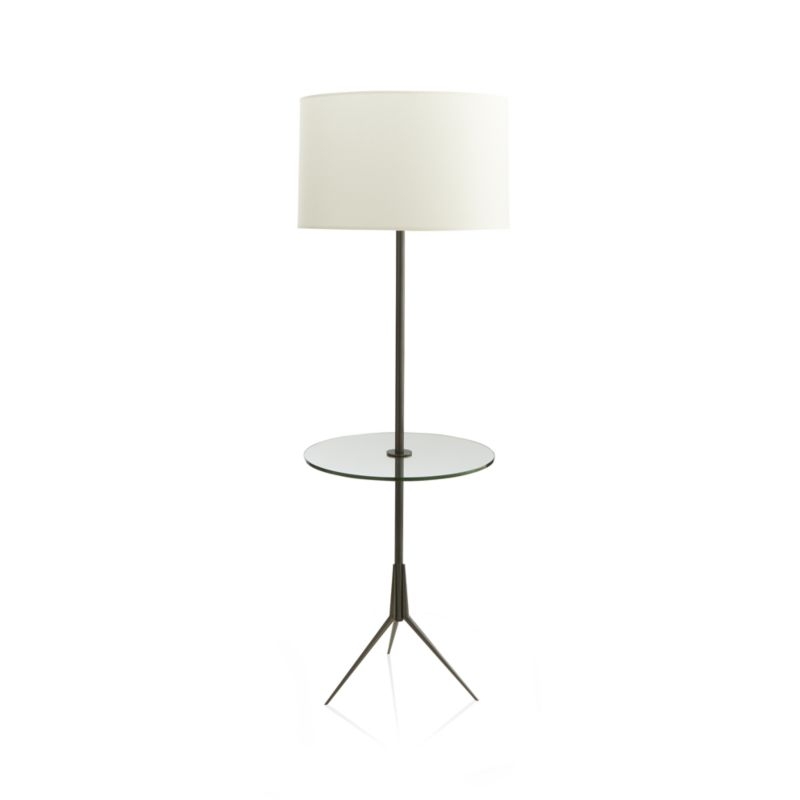 Trey Floor Lamp With Glass Table - Image 3