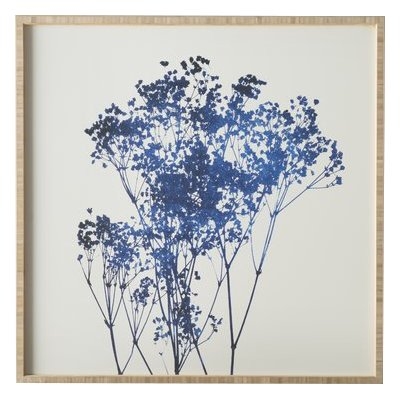 Babys Breath Indigo' Framed Graphic Art by Garima Dhawan - Picture Frame Graphic Art Print on Paper - Image 0