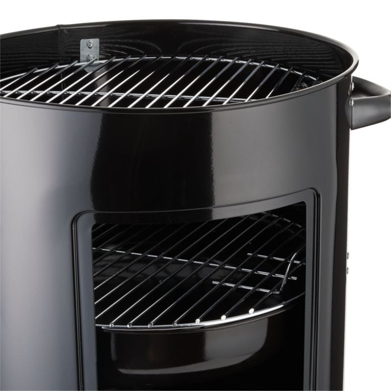 Cuisinart ® 18" Black Vertical Outdoor Charcoal Smoker - Image 1