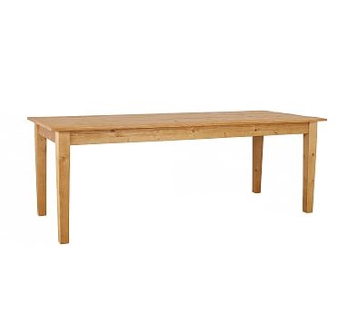 Brussels Barnwood Dining Table, Natural/Natural, 84"L x 36"W - Image 0