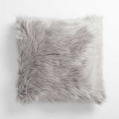 Furrific Euro Pillow Cover, 26"x26", Himalayan Gray - Image 0