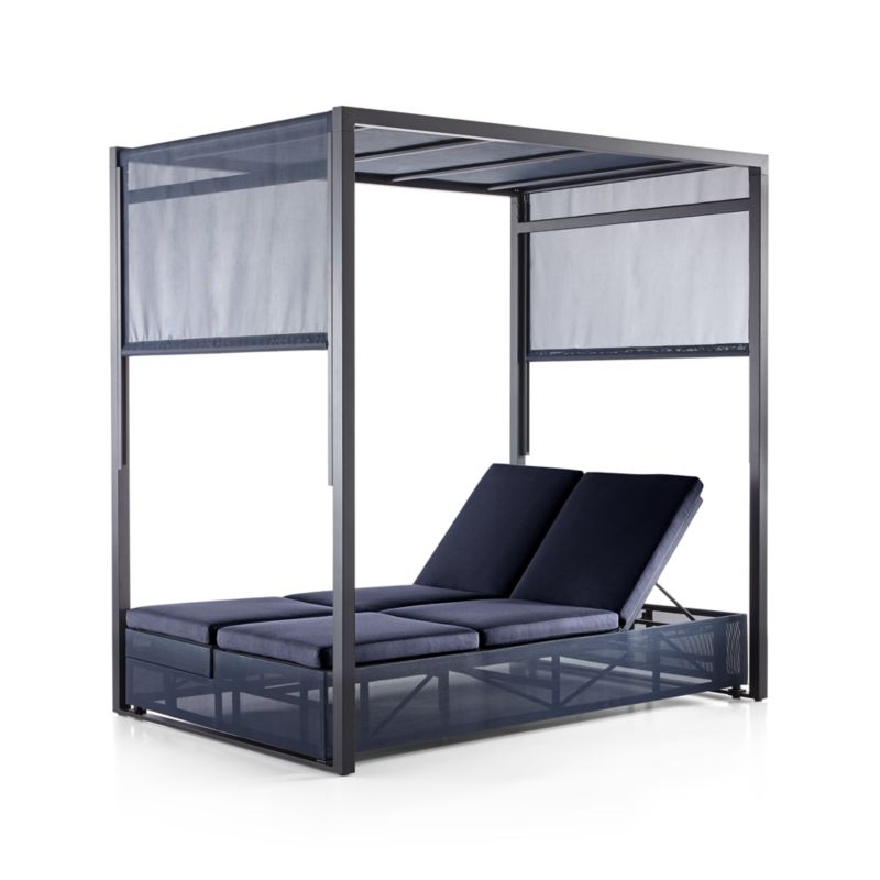 Dune Double Chaise Sofa Lounge with Canopy - Image 1