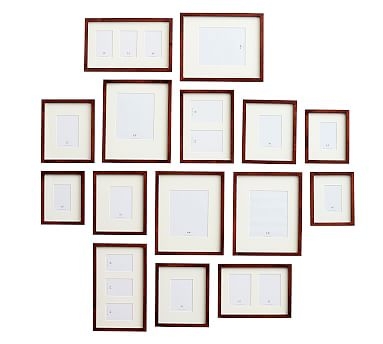 Gallery in a Box, Espresso Stain Frames, Set of 15 - Image 0